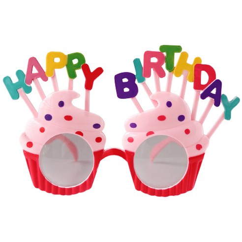 블링블링 생일 파티 안경, 1개, 4