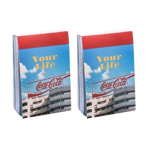 글로리빙 칼라풀 로맨스 DIY 스티커북, 블루, 2개