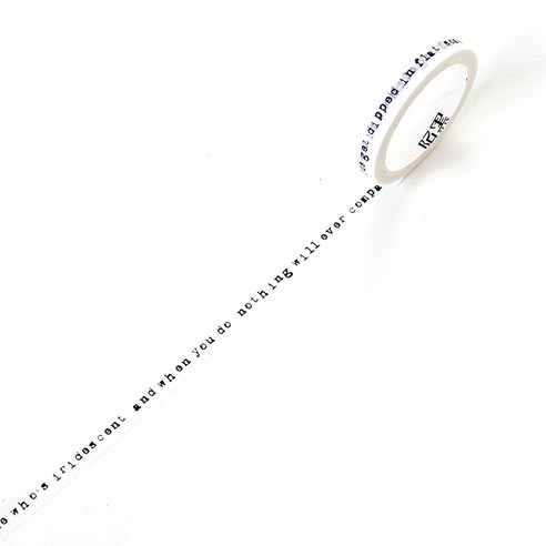 온업 DIY 다이어리 꾸미기 스티커 슬림 테이프 7mm x 5m, 1개, Flipped