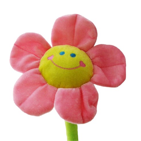 해솔 플라워 꽂이 장식 인테리어 인형 스마일, 핑크, 85cm