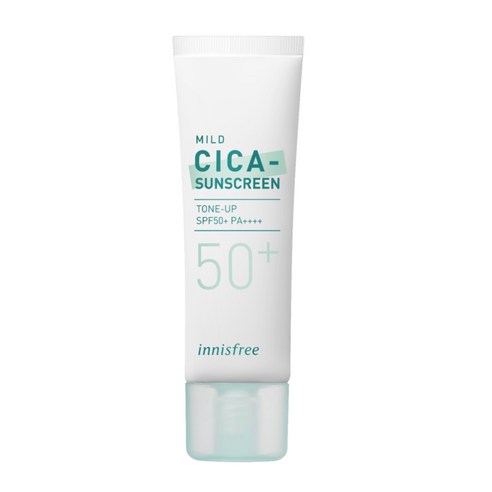 이니스프리 트루 마일드 시카 무기 자차 선크림 SPF50+ PA++++, 1개, 50ml 이니스프리 트루 마일드 시카 무기 자차 선크림 SPF50+ PA++++, 1개, 50ml
