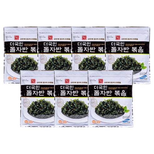 더국민 광천 돌자반 볶음, 500g, 7개