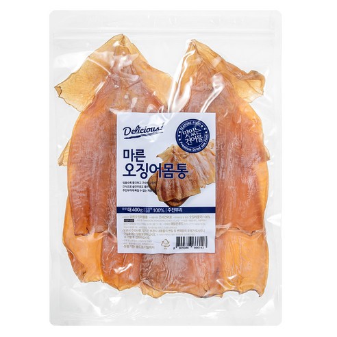 쫄깃쫄깃한 식감과 고소한 풍미를 즐길 수 있는 해맑은푸드의 마른오징어 몸통