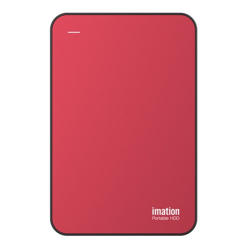 이메이션 포터블 외장하드 HDD, 1TB, 레드