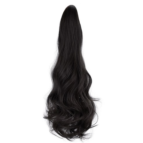 찐노마진몰 웨이브 포니테일 가발 집게형 60cm, 02 블랙브라운, 1개