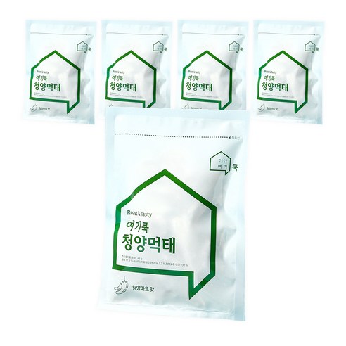 여기쿡 로스팅 시즈닝 청양먹태, 5개, 청양마요, 5개