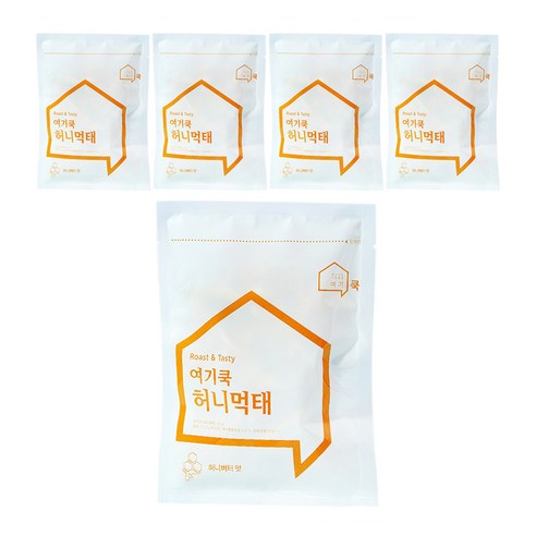 여기쿡 로스팅 시즈닝 청양먹태, 허니버터, 5개