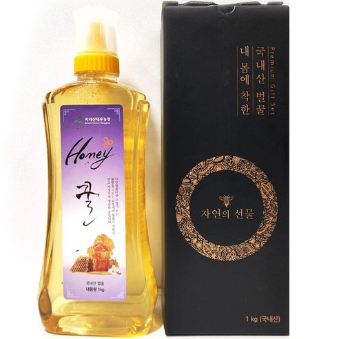 지리산 아카시아 벌꿀 답례품 선물용, 1kg, 1개