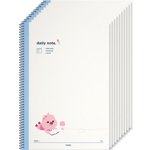 뭉구 항균 1500 루피 데일리 스프링노트