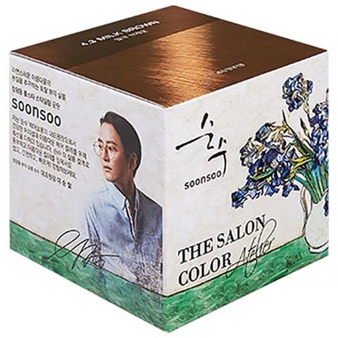 순수 더 살롱 컬러 아뜰리에 염모제, 밀크브라운, 1개