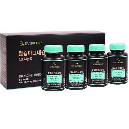 뉴트리코어 칼슘마그네슘디 117g, 360정, 1개