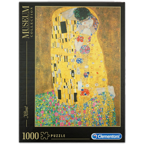 코리아보드게임즈 명화 컬렉션 키스 퍼즐 C31442, 1000피스, 혼합 색상