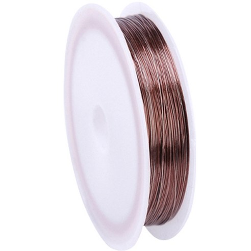 부드러운 철 와이어 0.5mm x 40m, 17 브라운, 1개