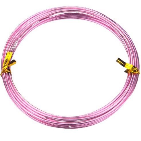 에나벨 공예철사 1.5mm x 5m, 05 핑크, 1개