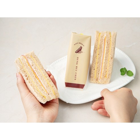 홍루이젠 호밀빵 햄치즈 샌드위치, 74g, 2개
