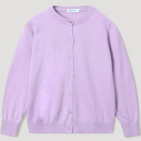 인디비주엘 아동용 포인 베이직 컬러 가디건