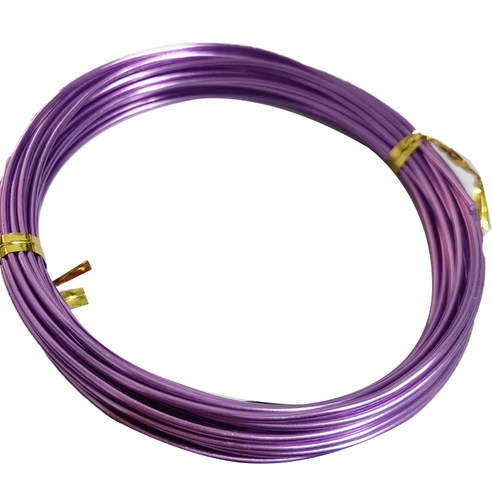수공예 컬러 철사 1.5mm, 28 바이올렛, 1개