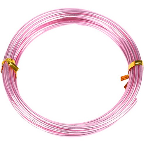 에나벨 연철 와이어 3mm, 1개, 35 핑크