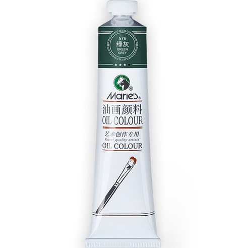 벨리안 전문가용 유화 아크릴 대용량 물감 576 그린그레이, 1색, 170ml