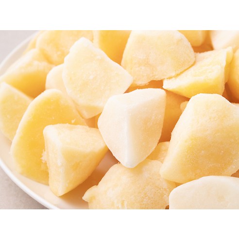 편리함과 맛의 조화를 이루는 삶은감자 컷팅