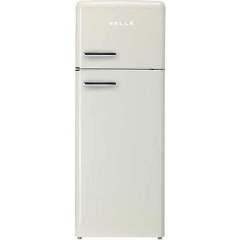 BELLE 레트로 글라스 소형 냉장고: 주방이나 거실 공간에 완벽한 보완물
