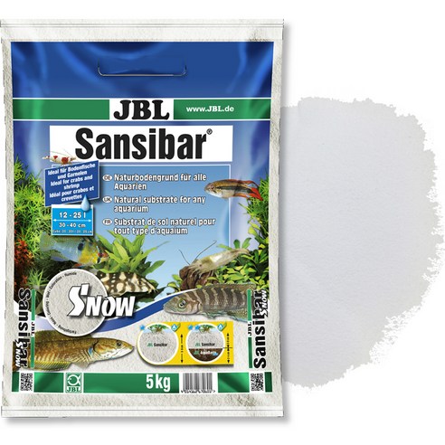 JBL 산시바 샌드 5kg, 스노우, 1개