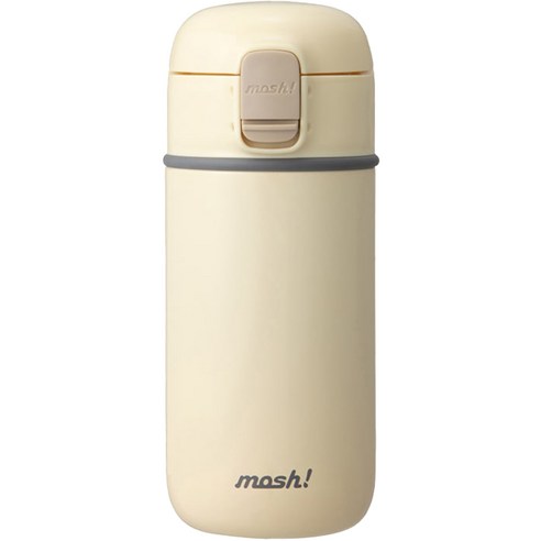 모슈 라떼 원터치 텀블러, 아이보리, 450ml, 1개