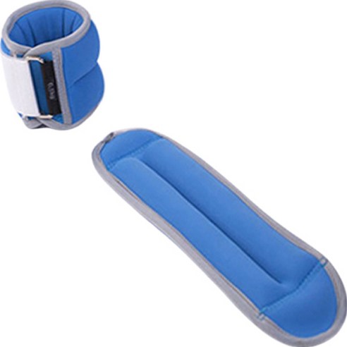 쿼르디 발목 손목 모래주머니 중량밴드 2p, 블루, 0.5kg