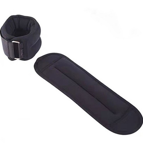 쿼르디 발목 손목 모래주머니 중량밴드 2p, 블랙, 0.5kg