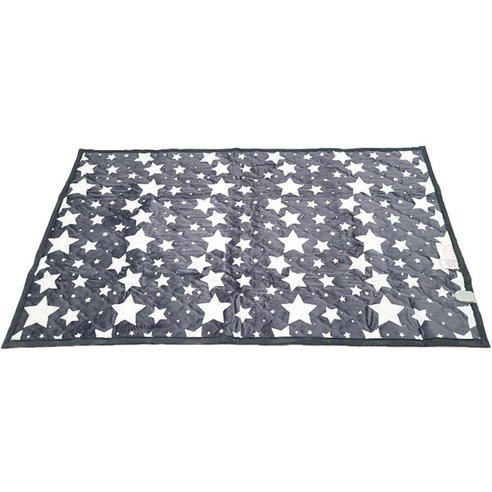 한일자연아침 무자계 극세사 전기요 KSG-003, 블랙별, 더블(135 x 180 cm)
