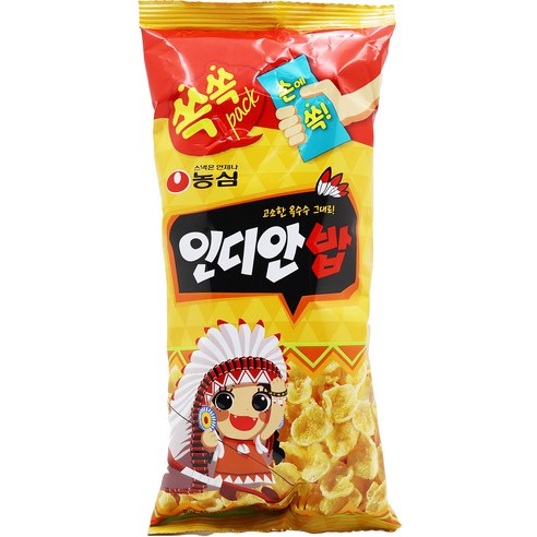 인디안밥 과자, 45g, 4개