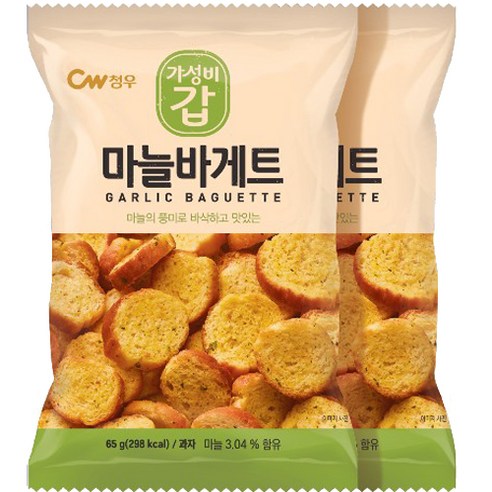 청우식품 마늘바게트, 65g, 36개