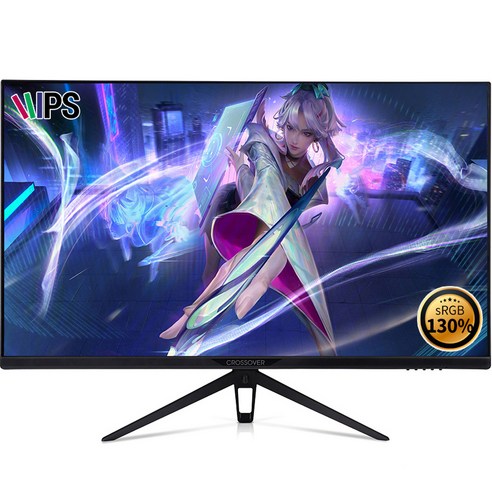 크로스오버 80.1cm QHD 리얼 165Hz 1ms 패스터 IPS 멀티뷰 게이밍 모니터 일반, 328AG5(일반)