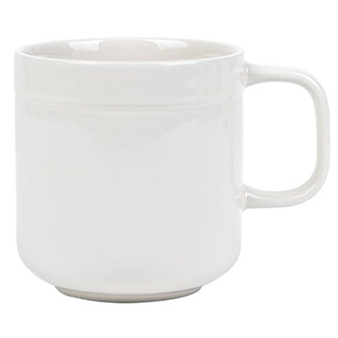 라세라미끄 르파레트 세라믹 머그컵 380ml, 화이트, 1개