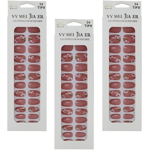 MA 비비 셀프 컬러 네일팁, 3개, TYPE11