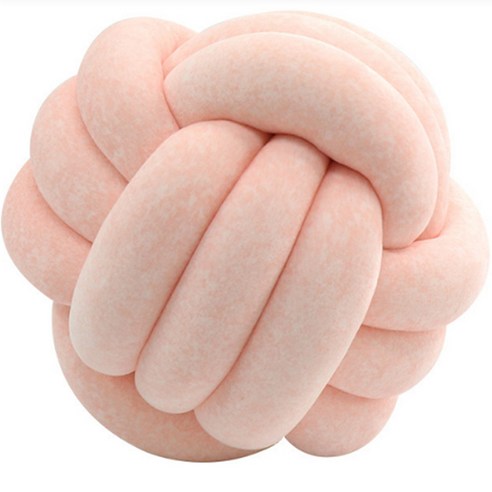 에베로 패턴 있는 볼 벨벳 자이언트 얀 쿠션, 07 자잘패턴핑크