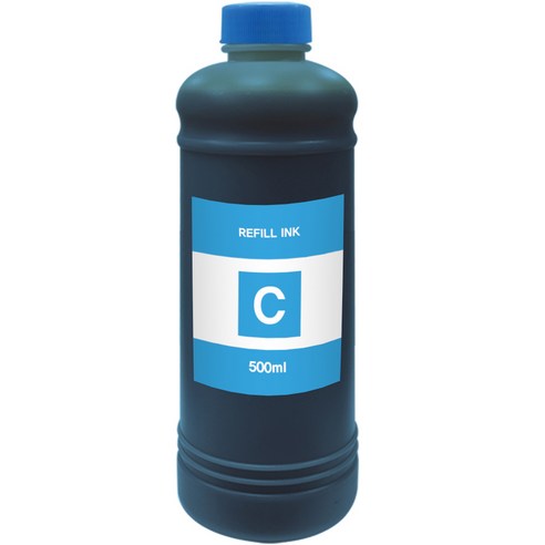 캐논 HP 삼성 엡슨 브라더 전기종 호환 잉크 500, 파랑, 1개