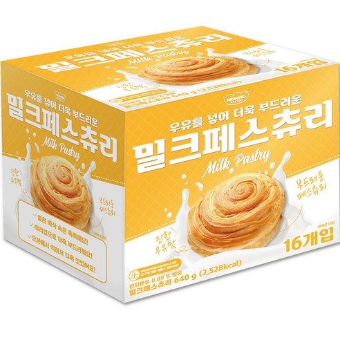 키즈웰 밀크페스츄리, 1kg, 1박스 베이커리