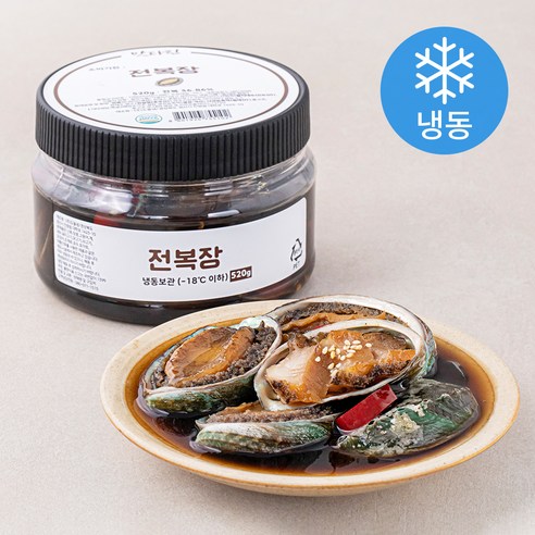 맛다린 전복장 (냉동), 520g, 1개