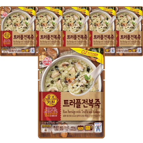 오뚜기 트러플 전복죽, 450g, 6개