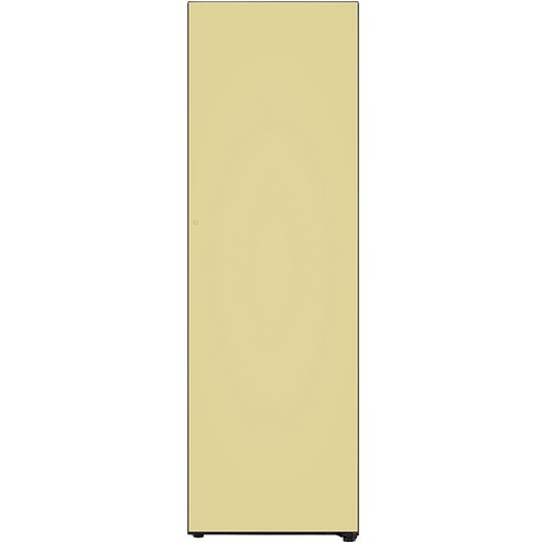 LG전자 오브제컬렉션 컨버터블 패키지 글라스 냉동전용고 좌터치 / 좌열림 324L 방문설치, 오브제컬렉션 크림 레몬, Y322AA3(Y322GN3S)