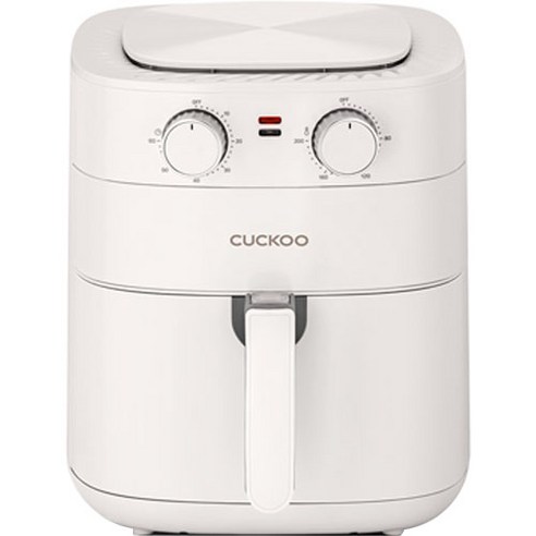 쿠쿠 CAF-G0610DW 저소음 에어프라이어 5.5L, 그레이스 화이트 
1인가구 주방용품