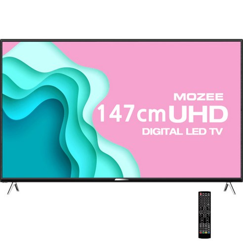 MOZEE 4K UHD LED TV, 147cm(58인치), 방문설치, 벽걸이형, D5801W