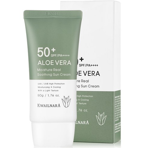 알로에베라 모이스처 선크림 SPF50+ PA++++: 피부를 보호하고 가꾸는 향기로운 일상