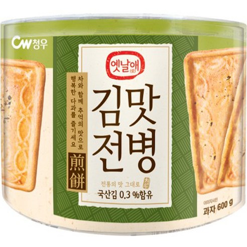 청우식품 김맛전병, 4개, 600g