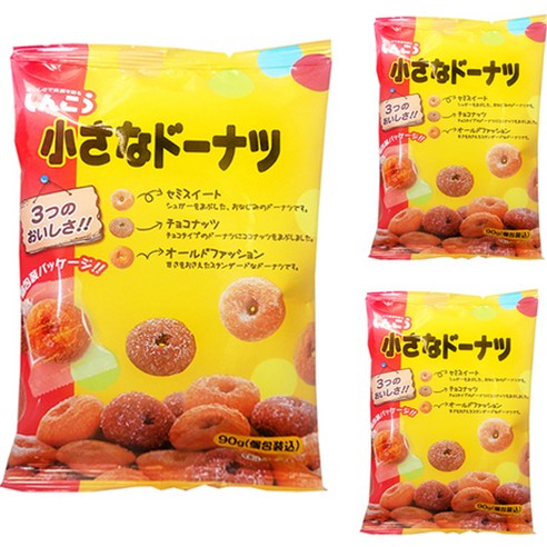 자그마한 도너츠, 90g, 3개