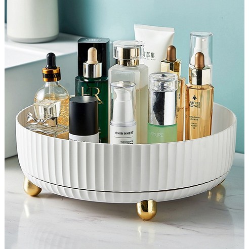 주방 공간 정리와 최적화를 위한 다용도 회전트레이 정리함