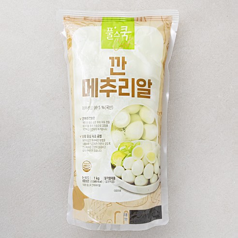 풀스쿡 깐 메추리알, 1kg, 1개