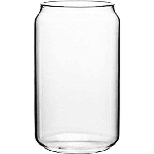 칼딘 내열유리 베이직 비어캔 글라스 유리컵 420ml, 1개