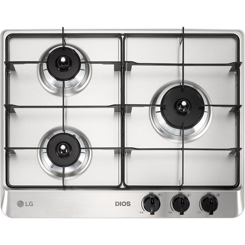 LG전자 디오스 빌트인 가스레인지 3구 방문설치, HK631ACN, LNG